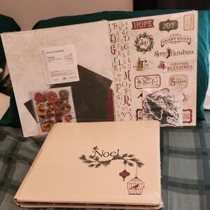 Retired CREATIVE MEMORIES NOEL Coverset, Paper, Stickers, Embellishments, Epoxy